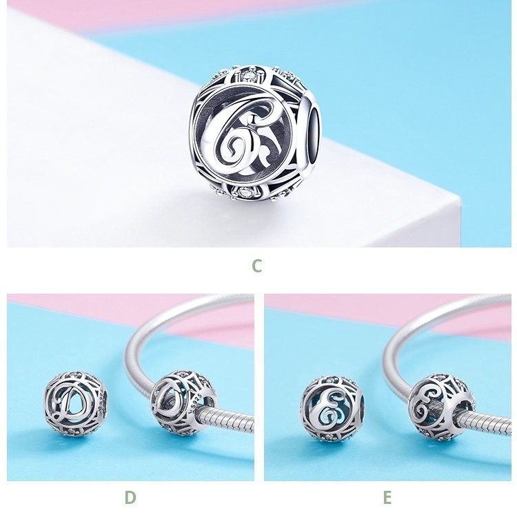 Hạt bạc BAMOER chi tiết 2
