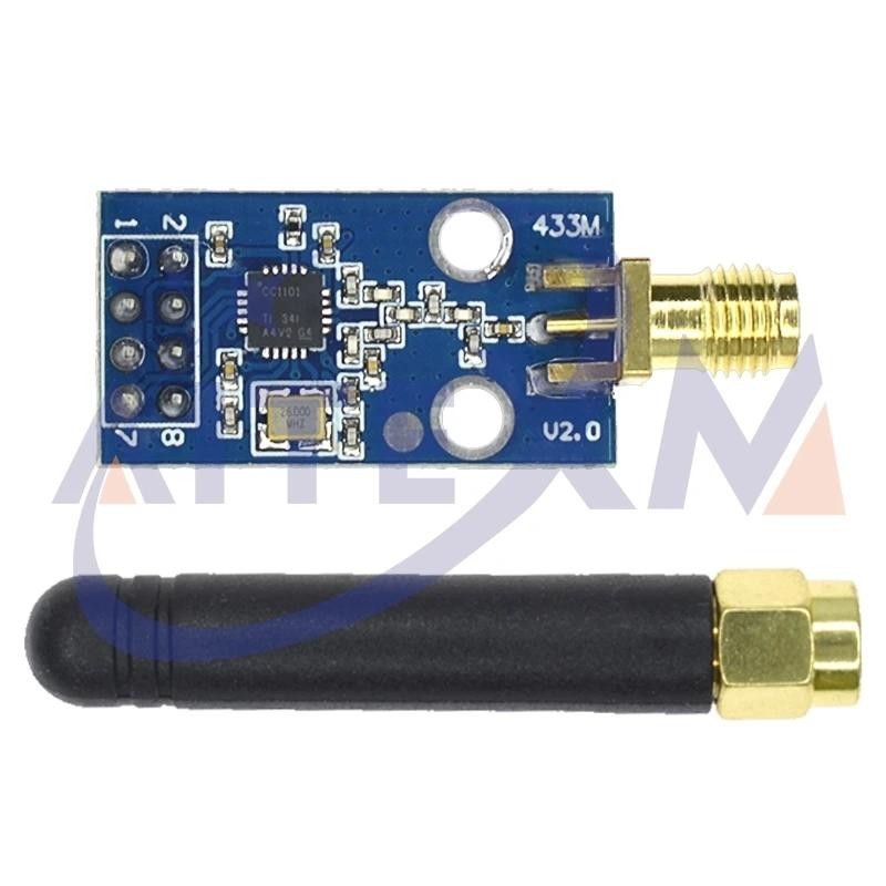 Mô-đun không dây CC1101 433 MHz với mô-đun thu phát không dây ăng-ten ...