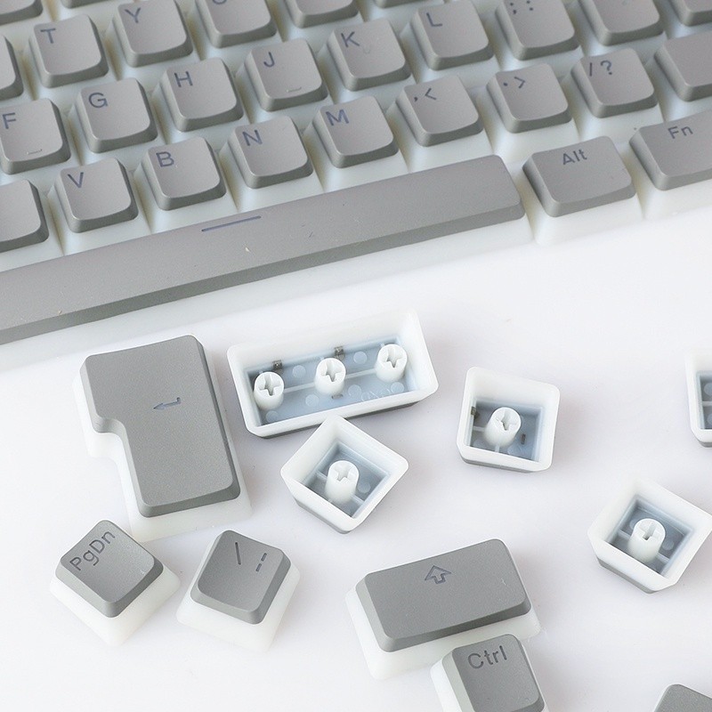 Mô tả Pbt Pudding Trọn Bộ Keycaps Thích Hợp Cho Royal Kludge Tất Cả Các Bàn Phím, Tất Cả Trong Nhiều Màu Tự Làm - 6