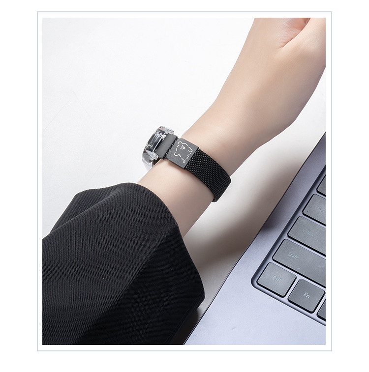 Dây đeo bằng thép không gỉ cho Xiaomi Mi Band 11 10 9 8 7 6 5 4 3 Đồng hồ thông minh Milanese Wirst Loop Vòng tay từ tính Miband 8 7 9 10 11 Phụ kiện dây đeo cổ tay – ảnh mô tả chi tiết 8