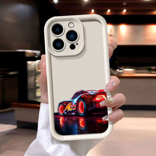 Ốp điện thoại Disney Mad Race Lightning Mcqueen cho IPHONE APPLE 16 16E 11 12 13 14 15 8 7 SE X XS XR Plus Pro Max Màu sắc Vỏ silicon mềm Điện thoại di động