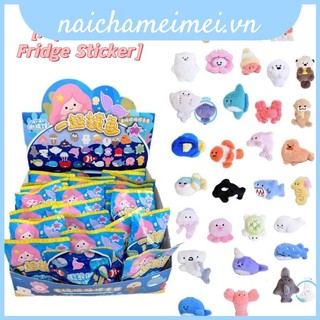 Nam Châm Tủ Lạnh Phong Cách Nhật Bản – Động Vật Đại Dương Sang Trọng, Trang Trí Từ Tính Độc Đáo