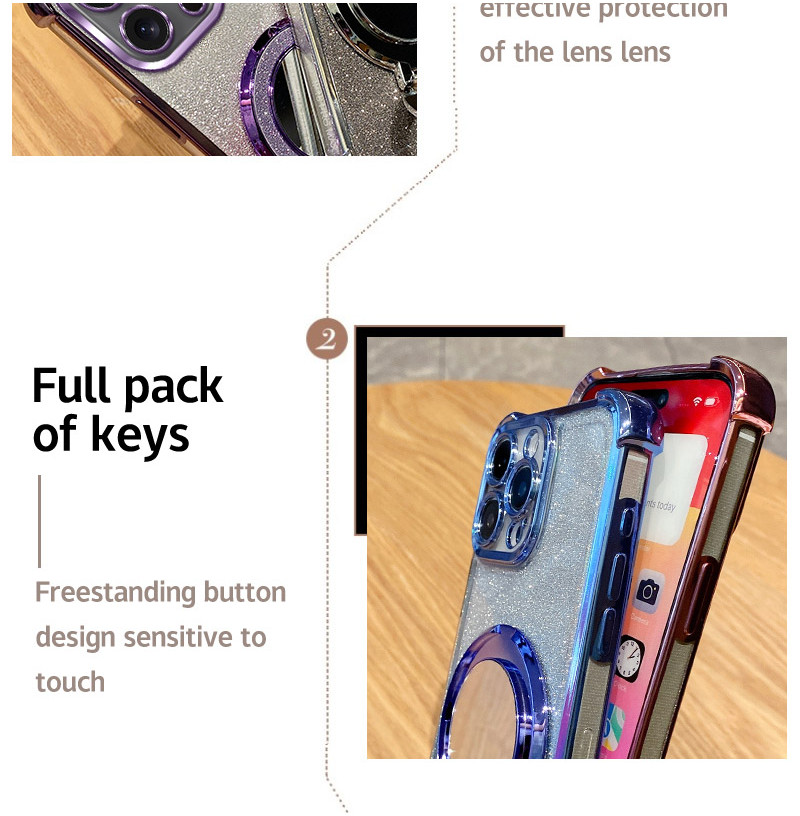EYSOFT Cover per la privacy compatibile con iPhone 15/iPhone 15 Plus con copertura per fotocamera frontale, protegge la privacy e la sicurezza ma non influisce sul riconoscimento facciale, confezione