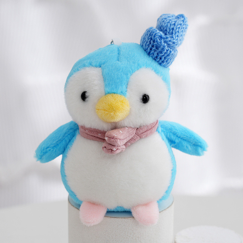 Móc treo ba lô sang trọng thú vị Penguin Vòng chìa khóa đáng yêu Mềm mại và cẩn thận