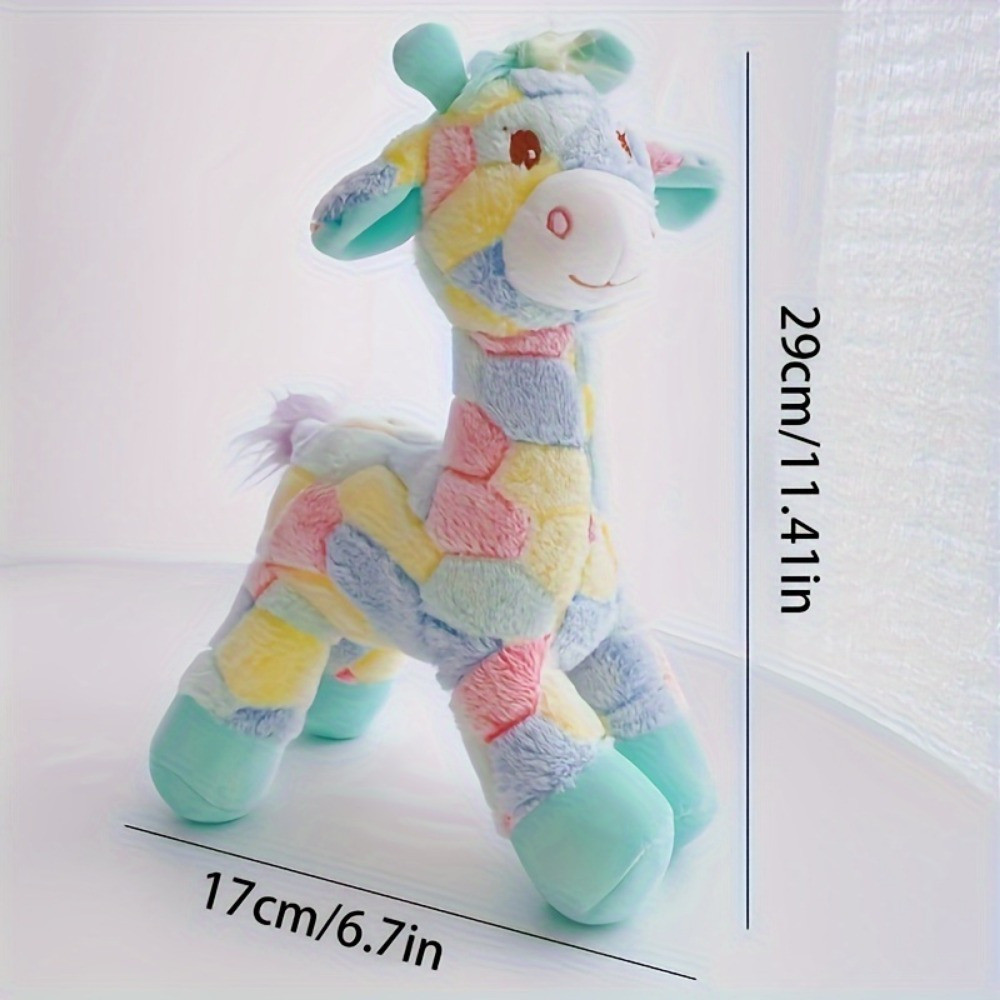 1 cái hoặc 2 cái Đồ chơi cho chó cao cổ kẻ sọc đầy màu sắc - Đồ chơi nhai bằng Polypropylen bền cho mọi giống, Động vật nhồi bông mềm in hình động vật cho chó lớn