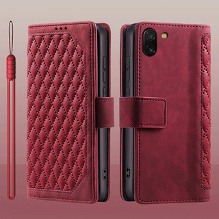 Dành Cho Sharp Aquos R3 Da Lật Đựng Thẻ Sách Ví Đứng Bảo Vệ Toàn Diện Cho Sharp Aquos R3 SHV44 SH-04L Vỏ Điện Thoại