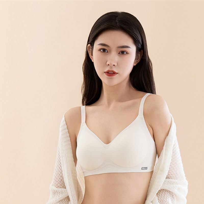 Liền Mạch 3d Thạch Dải Đồ Lót Thể Thao Cố Định Nữ Tập Hợp Ngực Nhỏ Nhận Bên Ngực Áo Ngực Chống Chảy xệ Mùa Hè Mỏng Phong Cách