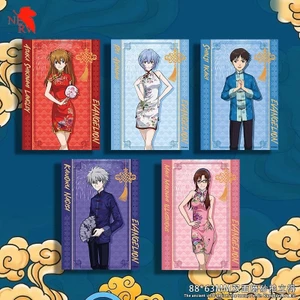 Phong Cách Mới EVA Ayanami Rei Ikari Shinji EVA Evangelion Sườn Xám Tang Phù Hợp Với Hàng Hóa Thẻ Polaroid Asuka Ayanami Hàng Hóa Hai Chiều