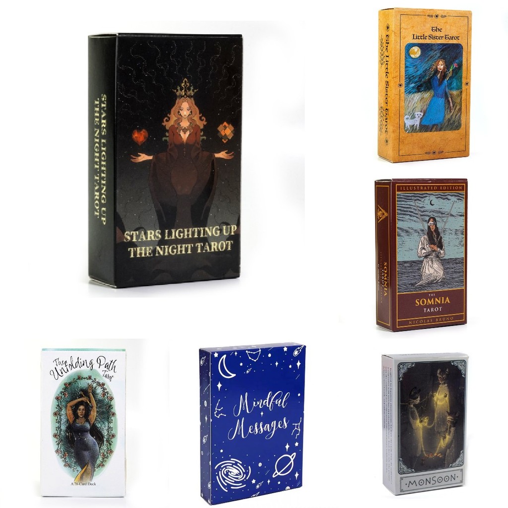 Được thiết kế đẹp thẻ Oracle Tarot với giấy đồng để tăng độ bền