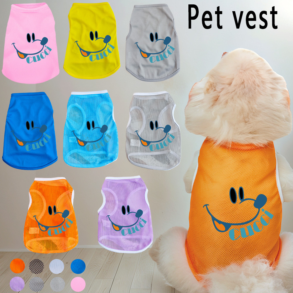 Áo Vest chó nhỏ và vừa in họa tiết hoạt hình Quần áo thú cưng