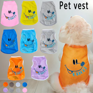 Áo Vest chó nhỏ và vừa in họa tiết hoạt hình Quần áo thú cưng