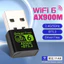 Bộ chuyển đổi USB WiFi 6 AX900 Bluetooth 5.3 Ăng-ten băng tần du lịch không dây Wi-Fi 2.4G và 5GHz Thích hợp cho PC Laptop Windows 10 11 Trình điều khiển miễn phí