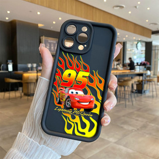 Ốp điện thoại Disney Mad Race Lightning Mcqueen cho IPHONE APPLE 16 16E 11 12 13 14 15 8 7 SE X XS XR Plus Pro Max Màu sắc Vỏ silicon mềm Điện thoại di động