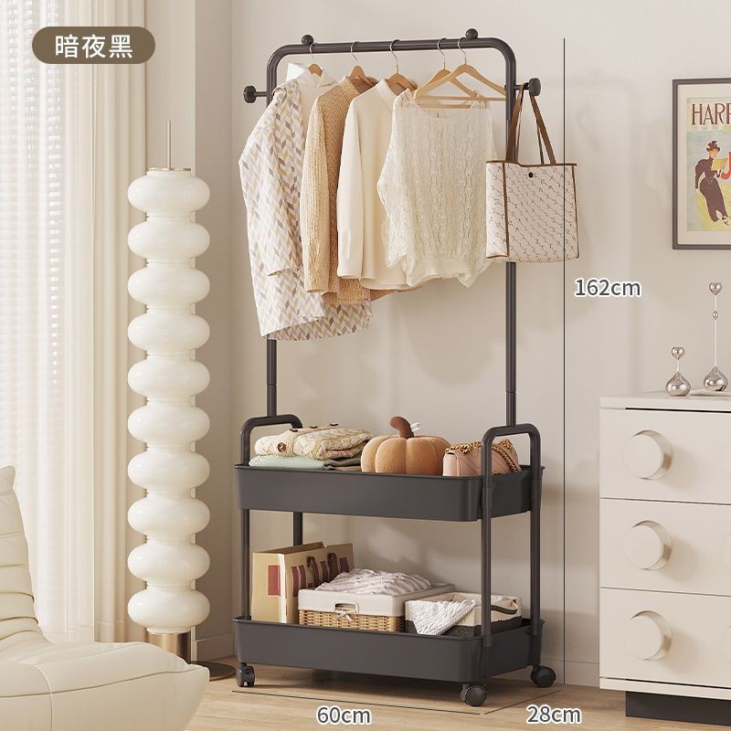 Giá treo quần áo đơn giản, giá treo quần áo tạm thời cho thuê dạng đứng trên sàn, móc treo quần áo