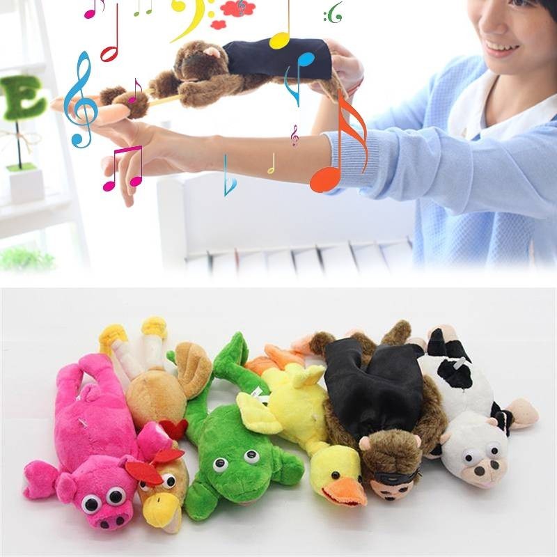 Sang Trọng Bay Huggable Khỉ Gà Ếch Vịt Lợn Động Vật Bò Đồ Chơi