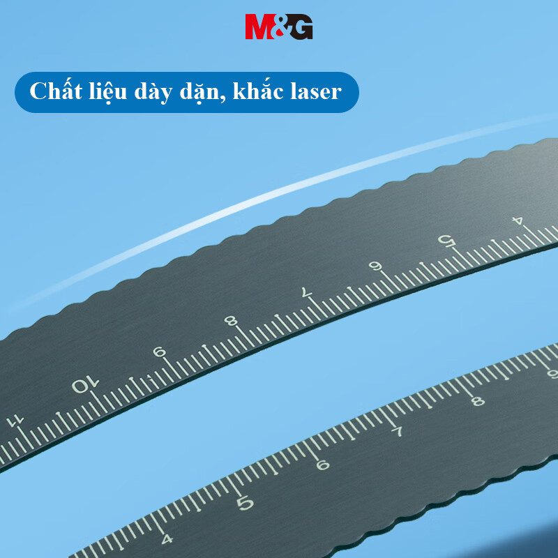 M&G bộ thước kẻ Hợp Kim Nhôm 20cm Vồng Cạnh Thước Tam Giác Quy Tắc ...