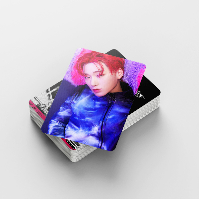 LINXX 92 chiếc ATEEZ THẾ GIỚI EP FIN SẼ Lomo Cards HD Hình ảnh Bộ sưu tập quạt ba chiều 3 Inch Kpop Photocards Hàng hóa Quà tặng Thẻ giao dịch