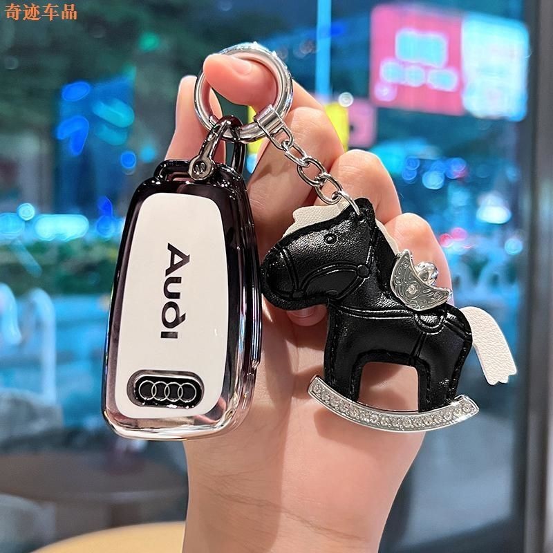 Chìa Khóa Ô Tô Móc Khóa Audi Q4etron Chìa Khóa 24 Mẫu Mới A6l Nam Q7 Cao Cấp A3 Xe Q3 A8 A4l Vỏ Q5l Khóa A7 Túi