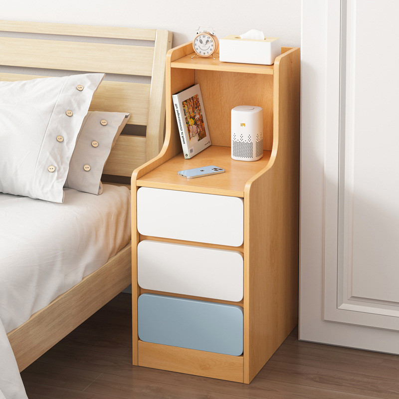 Bedside cabinet storage rack, simple and modern, small ultra narrow ...