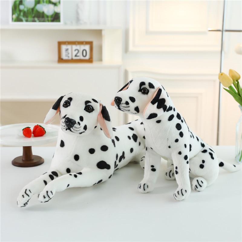 Puppy Sang Trọng Đồ Chơi Thực Tế Mềm Chó Cừu Shar Pei Dalmatian Tai Dài Quà Tặng Cho Chó