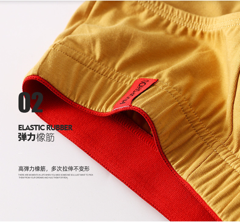 Mô tả Ecmln Cotton Nam Boxer Quần Đùi Plus Kích Thước Quần Lót Mềm Mại Chất Lượng Cao Thoáng Khí Quần Lót - 9