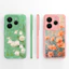 Thiết Kế Mới Dành Cho Redmi Note 14 Pro 4G 5G Tranh Sơn Dầu Đẹp Hoa Vuông Mềm Silicon Bảo Vệ Mặt Sau Cho RedmiNote14Pro Vỏ Siêu Mỏng Capa
