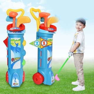 Bộ Mini Câu Lạc Bộ Golf Nhựa Cao Cấp Cho Trẻ Em Và Cha Mẹ Ngoài Trời Vui Nhộn