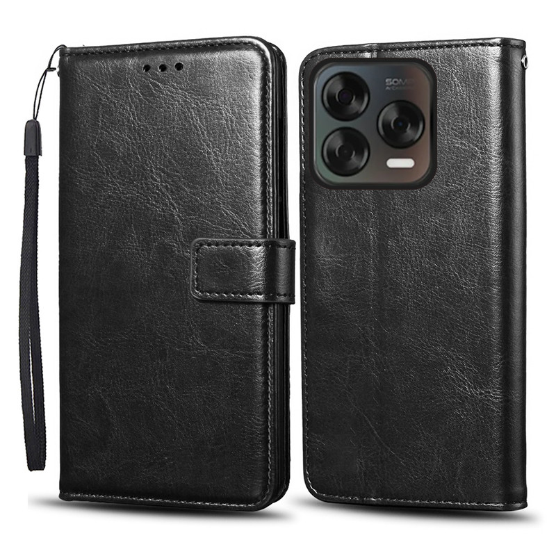 Dành Cho ZTE Nubia V70 Thiết Kế Blade V70 Vita Ốp Lưng Lật Sang Trọng Ví Da PU Vỏ Điện Thoại Có Giá Đỡ Thẻ
