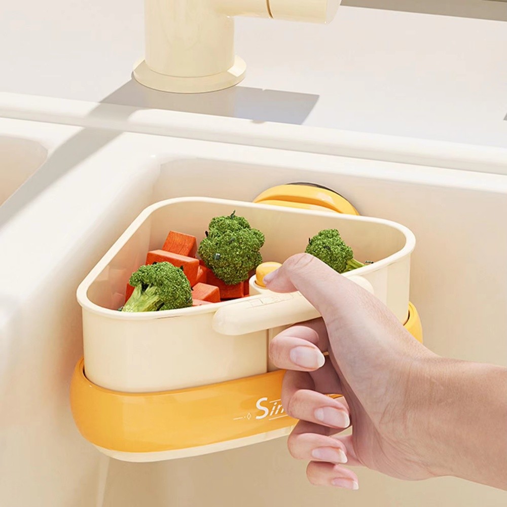 2 Chiếc Mới Đa Năng Hút Cốc Bồn Rửa Giỏ Thoát Nước Hộ Gia Đình Rửa Trái Cây Giỏ Lọc Nhà Bếp Tam Giác Bồn Rửa Lọc Cho Thực Phẩm Chất Thải Nhà Bếp Dụng Cụ Thoát Nước