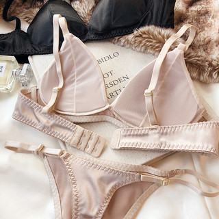 Bộ Áo Ngực Nữ Không Dây Ngực Nhỏ Mềm Áo Ngực Nữ Bralette Quần Lót