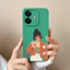 Dành Cho Oppo A3x 4G 5G Ốp Lưng Mèo Dễ Thương Họa Tiết Phong Cách Hoạt Hình Silicon Lỏng Chống Sốc Vỏ Điện Thoại Mềm Cho OppoA3x 4G 5G Vỏ Siêu Mỏng Capa