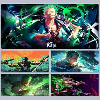 ONE PIECE Roronoa Zoro Mousepad Đẹp Lớn Chơi Game Mousepad Game Thủ Miếng Lót Chuột Kích Thước Cho Trò Chơi Bàn Phím Miếng Lót Cho Game Thủ