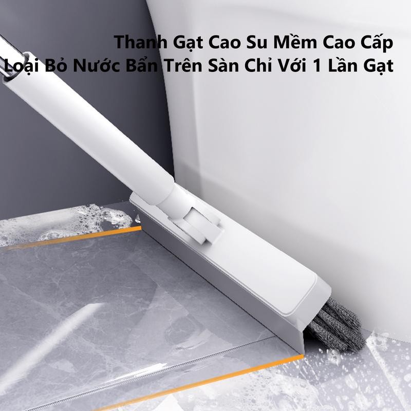 Mô tả Chổi chà sàn và gạt nước ZOLELE C1 2 trong 1 cây chà sàn nhà tắm gạt nước - Chính Hãng - 7