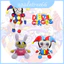 Digital Amazing Circus Clown Plushie được thủ công bằng vải Cotton cao cấp Pp 25cm