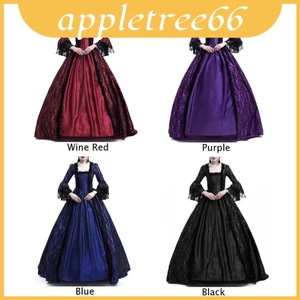 Đầm Antoinette Marie thời trung cổ sang trọng dành cho nữ có tay dài phong cách Victoria