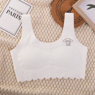 M-xl Nữ Ngủ Đồ Lót Mềm Mại Cho Bé Gái Học Sinh Áo Ngực Thỏ Đáng Yêu In Quần Lót Không Dây Nữ Bralette