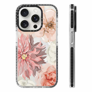 Retro Hoa Mẫu Đơn Tranh Sơn Dầu Không Dây Sạc Từ Tính Tương Thích Cho IPhone11 12 13 14 15 16ProMax Cover 16PLUS Silicon Mềm Trong Suốt Cản Vỏ Chống Sốc