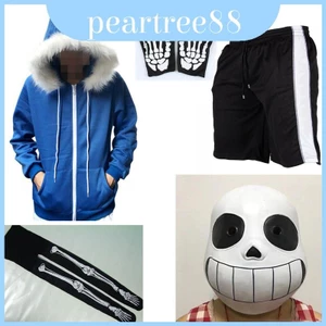 Áo khoác và găng tay cosplay Sans Undertale, thoải mái