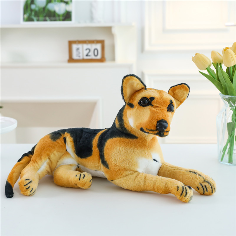Puppy Sang Trọng Đồ Chơi Thực Tế Mềm Chó Cừu Shar Pei Dalmatian Tai Dài Quà Tặng Cho Chó