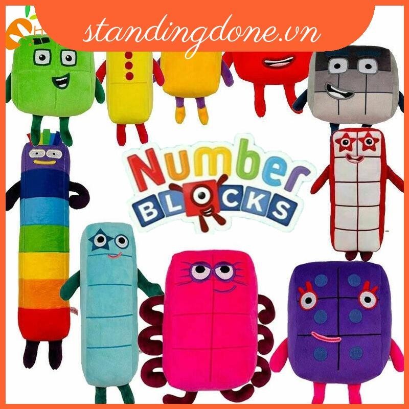 Thú Nhồi Bông Numberblocks Hình Số Đếm Số Cho Bé