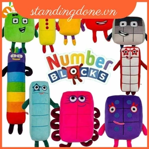 Thú Nhồi Bông Numberblocks Hình Số Đếm Số Cho Bé