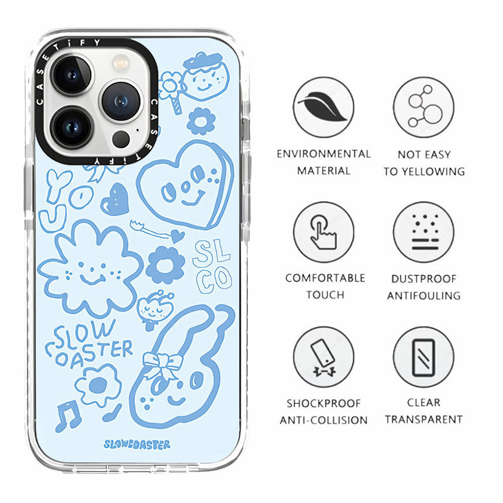 Casetify [Ins Creative Rabbit Love Flower] Ốp Điện Thoại Chống Sốc Cho ...