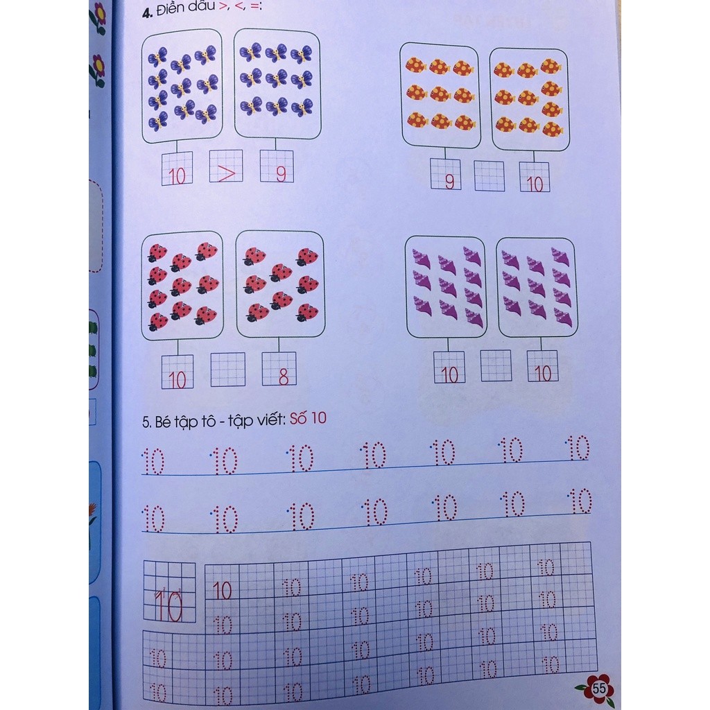 Mô tả Sách - Toán Tư Duy - Dành cho trẻ em từ 4 - 6 tuổi - Toán Cho Bé - 7