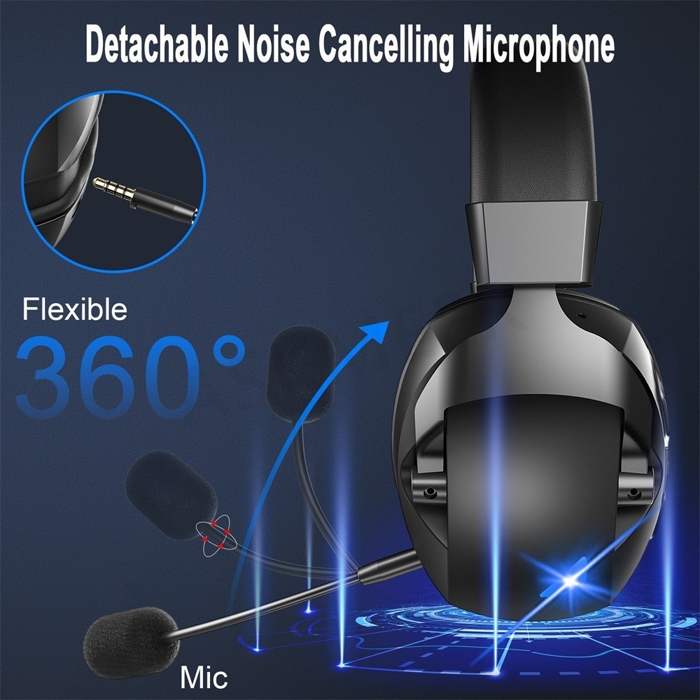 Vdenemenv BL100 PRO 2.4G Tai nghe Bluetooth không dây PC Gamer cho PS5 ...