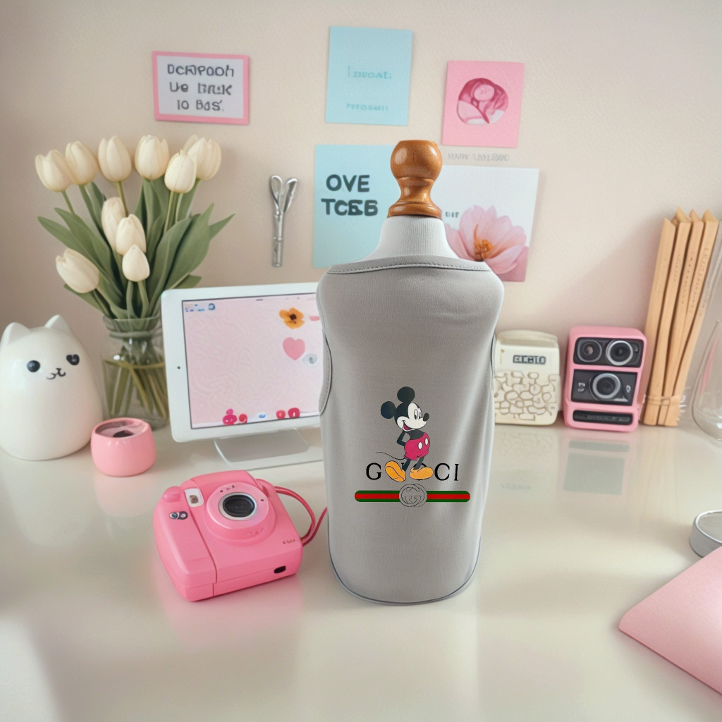Áo Vest thú cưng có họa tiết chuột, có thể giặt được, vải mềm, quần áo thú cưng không tay thoải mái và thoáng khí cho mùa xuân hè, thích hợp cho chó nhỏ và vừa mèo