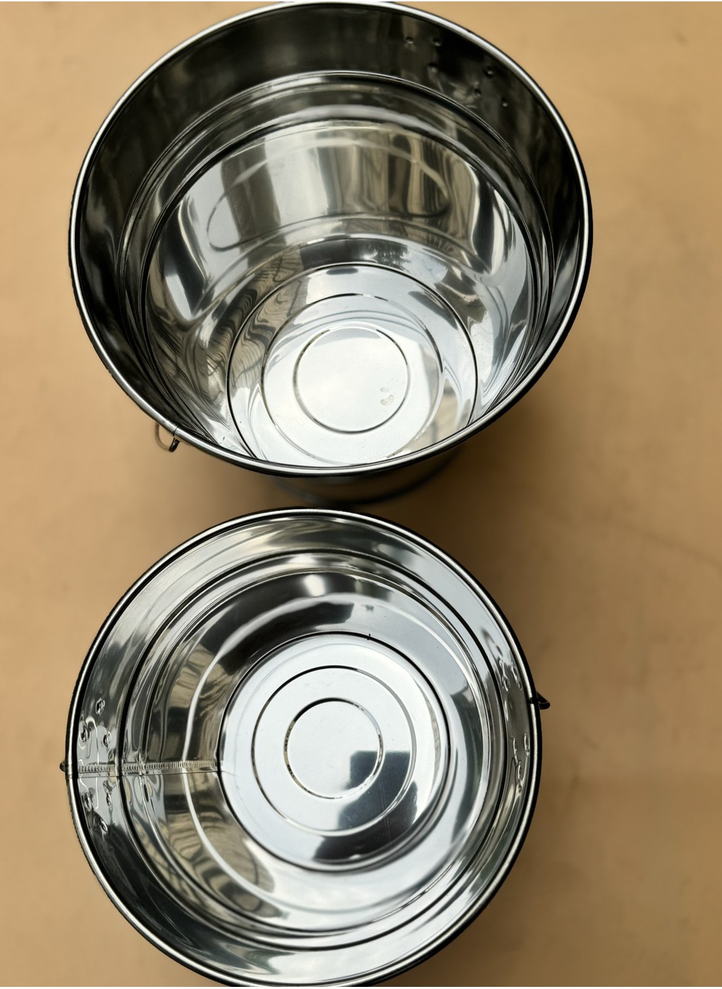 Xô inox đựng đá, xô gắp đá TITHAFAC đường kính 25cm-27cm-30cm ( hàng ...