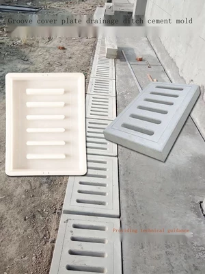 Xi măng Ditch Bìa Tấm Khuôn Nhựa Cống Thoát Nước Tiền Chế Thoát Nước Sàn Thoát Nước Dạng Xi măng Tấm Mài Mòn Dụng Cụ