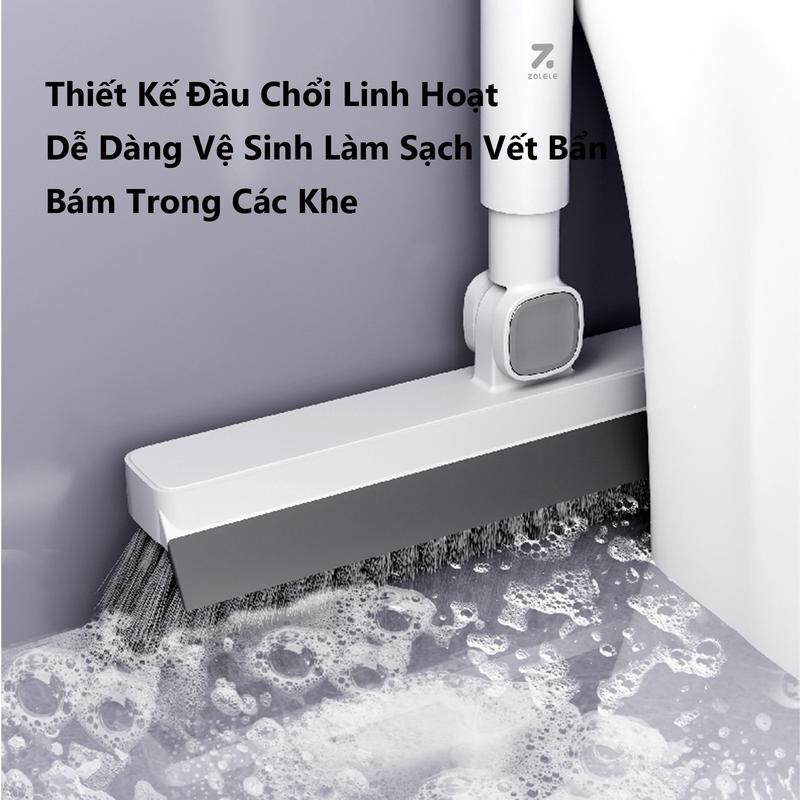 Mô tả Chổi chà sàn và gạt nước ZOLELE C1 2 trong 1 cây chà sàn nhà tắm gạt nước - Chính Hãng - 5