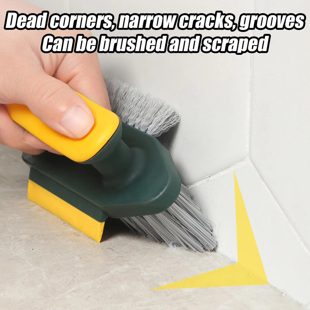 2 Chiếc Crevice Cửa Trượt Theo Dõi Bàn Chải Đa Năng Cầm Tay Công Thái Bàn Chải Cho Tầng Bếp Tủ Lạnh Bồn Rửa Lỗ Thông Hơi Dụng Cụ Vệ Sinh Nhà
