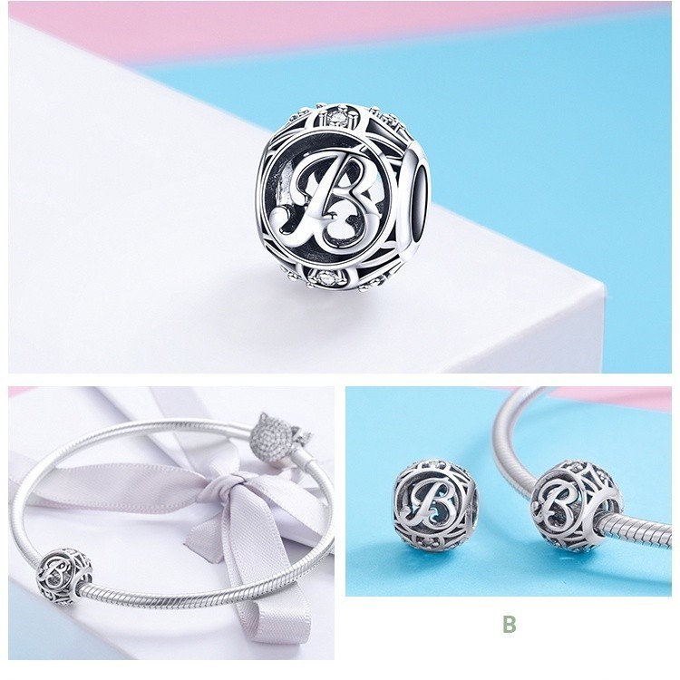 Hạt bạc BAMOER chi tiết 1
